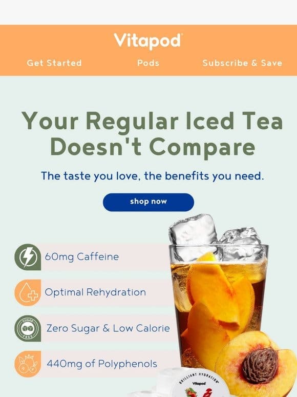 It’s finally time to ditch your sugary iced teas