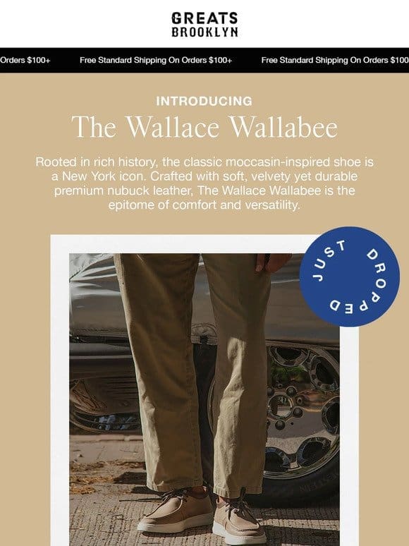 JUST DROPPED: The Wallace Wallabee