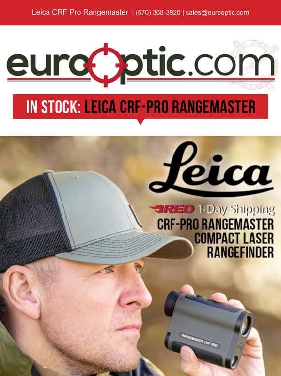 JUST IN: Leica CRF-Pro Rangemaster Laser Rangefinder!