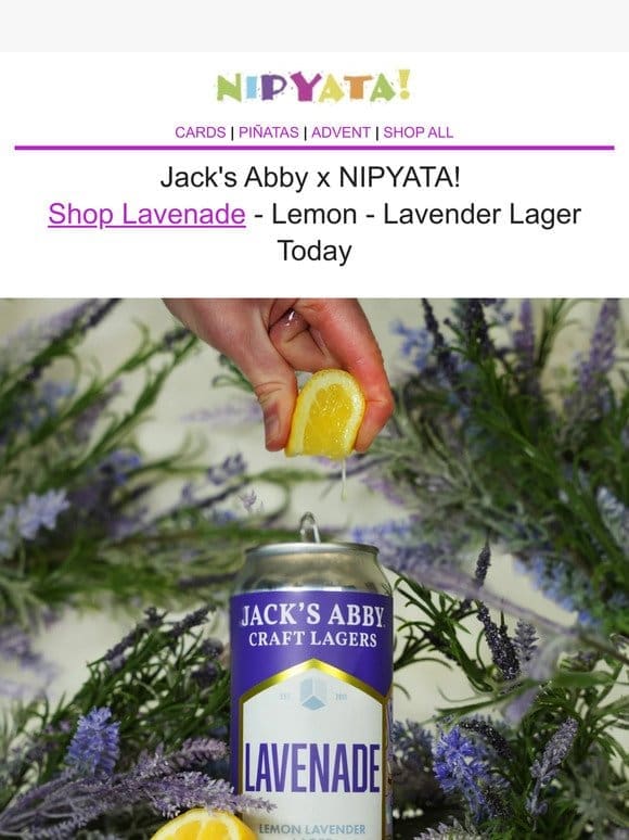 Jack’s Abby – Lemon Lavender Lager is Live