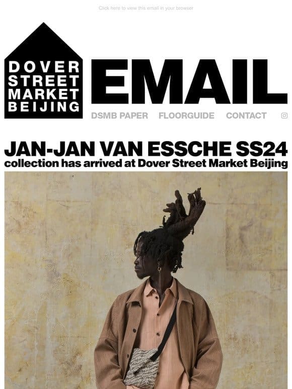 Jan-Jan Van Essche SS24 collection has arrived at Dover Street Market Beijing