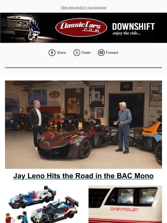 Jay Leno Hits the Road in the BAC Mono