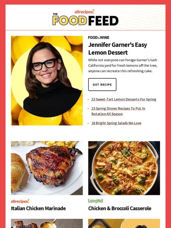 Jennifer Garner’s Easy Lemon Dessert