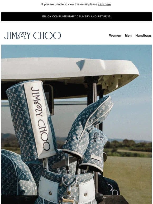 Jimmy Choo Goes Golfing