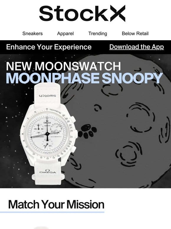 Join Snoopy’s Mission to the Moon  ⌚