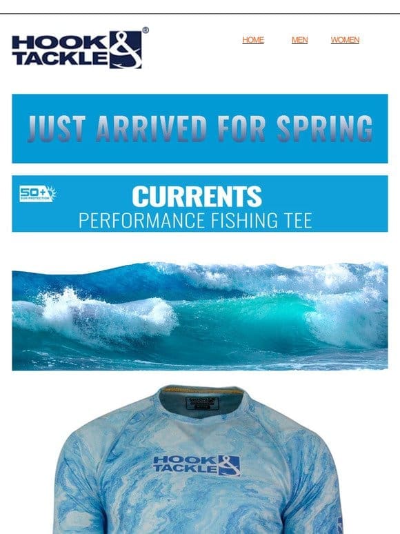 Just Arrived- CURRENTS Performance Tee