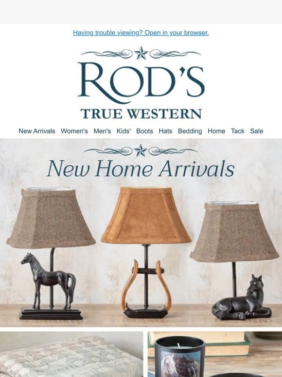 Just Arrived: Your Western Home Decor Dreams