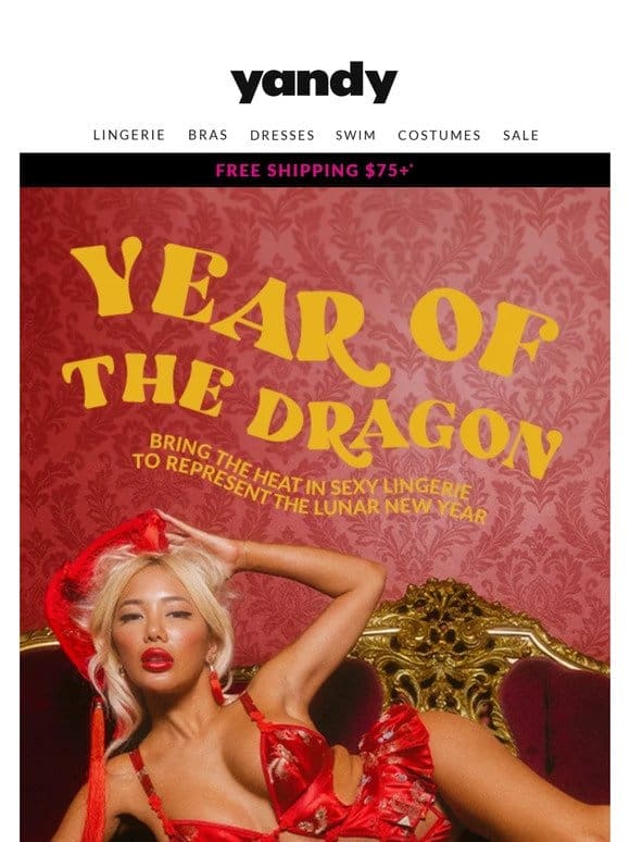 Just Dropped: Year of the Dragon Lingerie