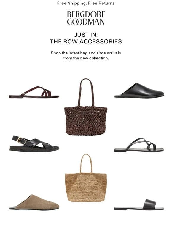 Just In: THE ROW Accessories​