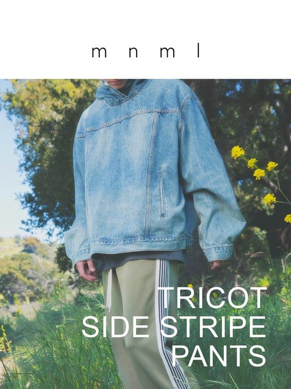 Just Landed: new Tricot Side Stripe Pants