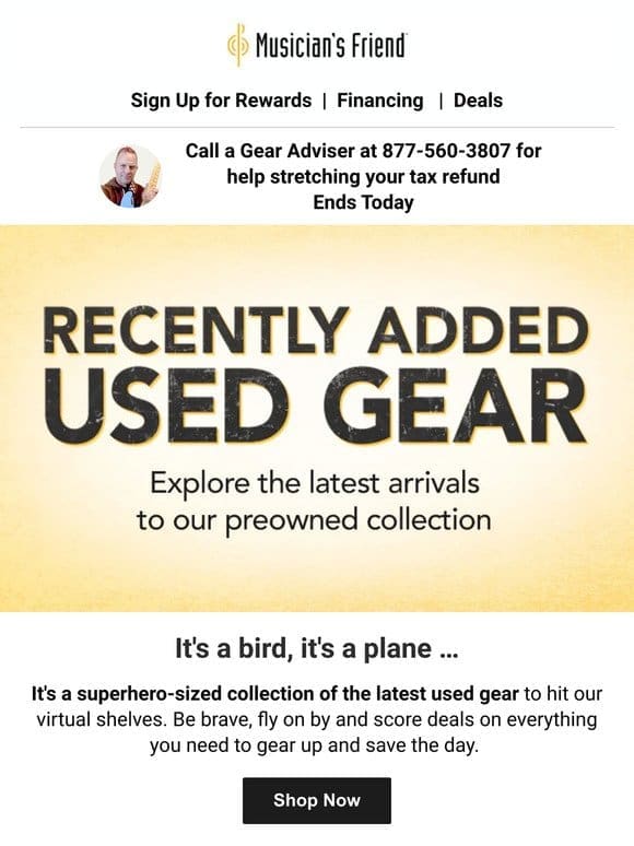 Just added: Used gear