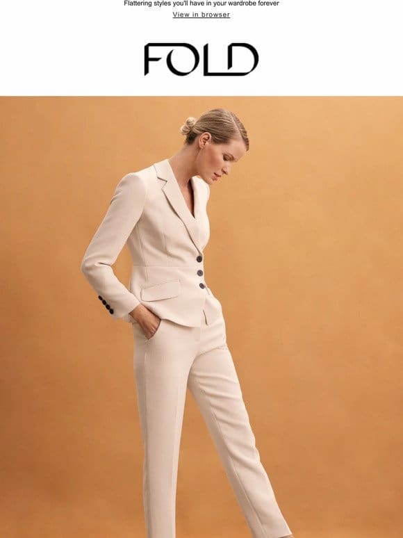 Just arrived | New neutral tailoring