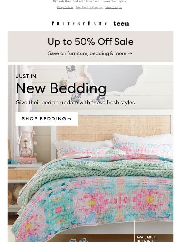 Just in: NEW bedding