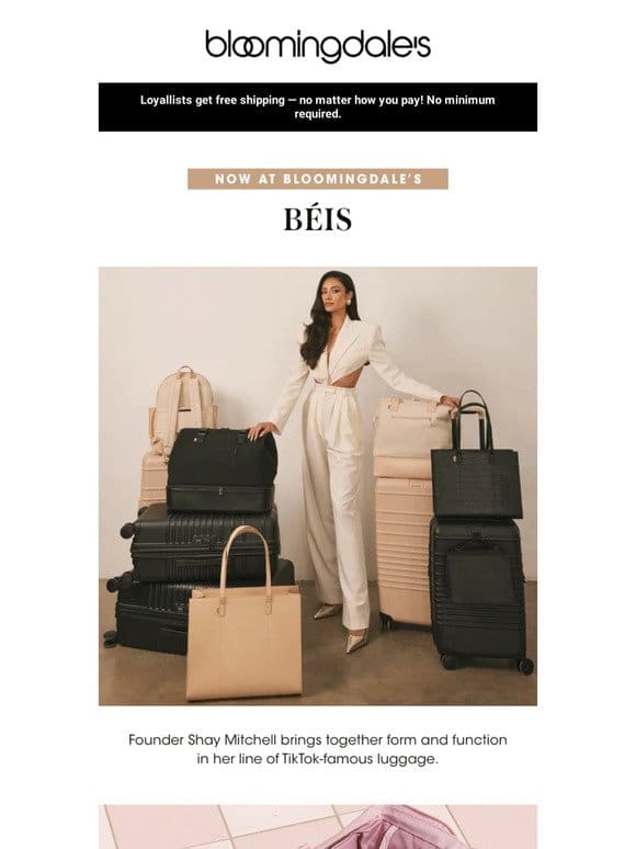 Just landed: BÉIS luggage