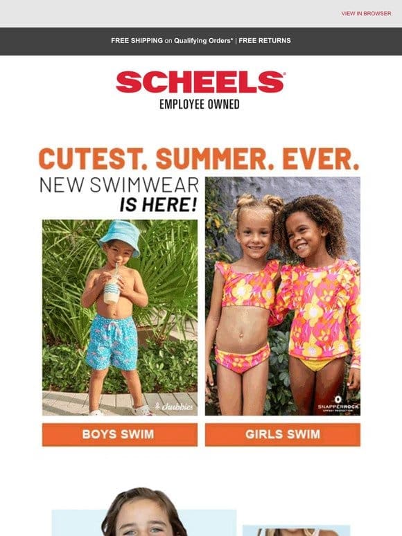 Kids’ Swimwear is Here! ☀️