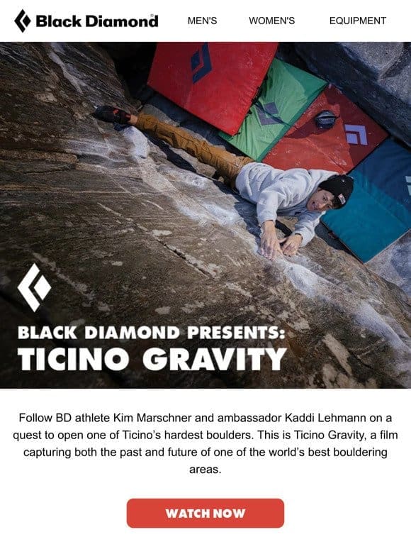 Kim Marschner’s V14 first ascent in Ticino