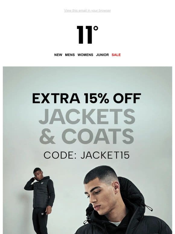 LAST CHANCE!   15% OFF JACKETS