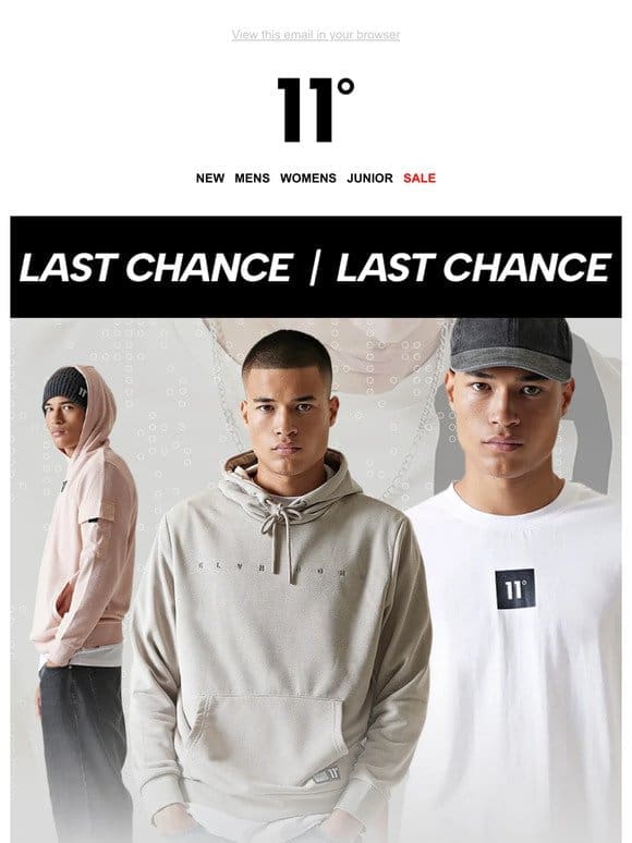 LAST CHANCE! 3 FOR 2 ON EVERYTHING