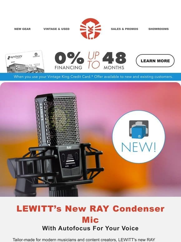 LEWITT’s Groundbreaking New RAY Microphone
