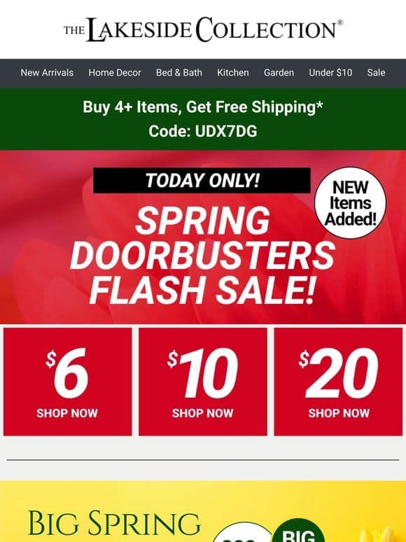 LIMITED TIME! Unbeatable Doorbusters Flash Sale!