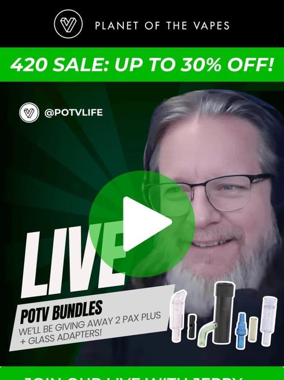 [LIVE Sesh w/Jerry] Best 420 Deals!