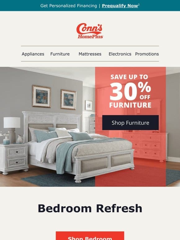 LOVE your new bedroom and SAVE big time!