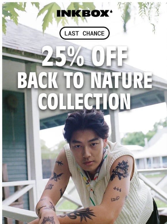 Last Chance   25% Nature Tattoos