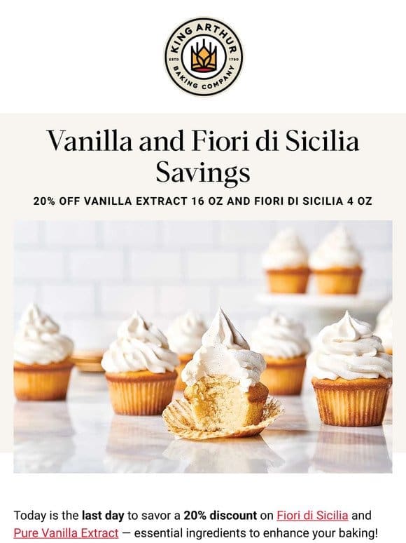 Last Chance Vanilla and Fiori di Sicilia Savings