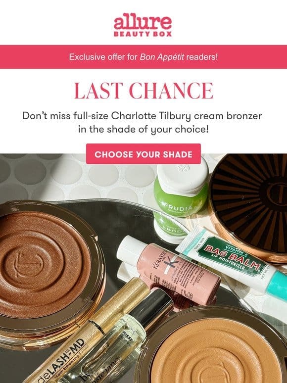 Last Chance for Charlotte Tilbury and More Luxe Beauty