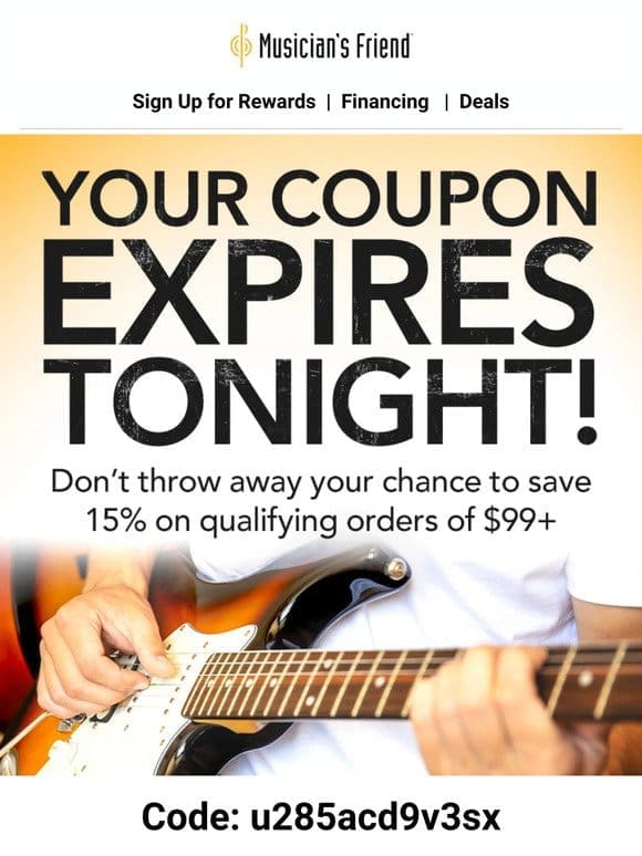 Last chance: Member coupons expire tonight