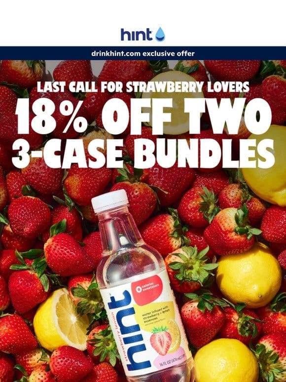 Last chance for Strawberry Lovers Smashup bundles