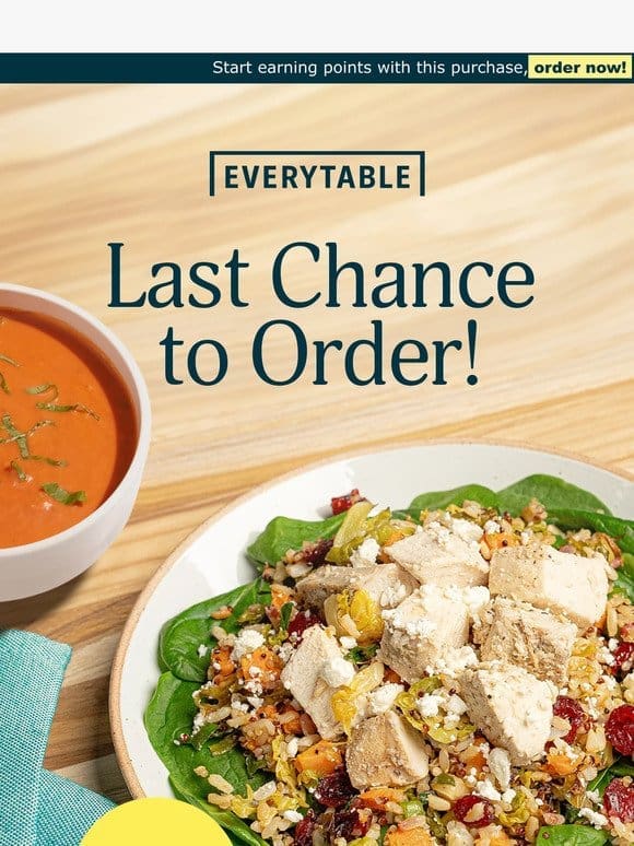 Last chance to get some winter favorite meals