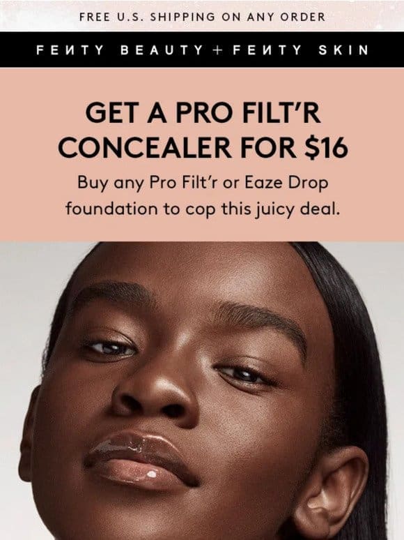Last hours for $16 Pro Filt’r Concealer