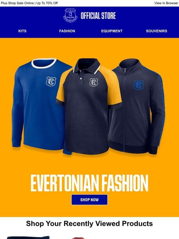 Latest Evertonian Fashion 2024