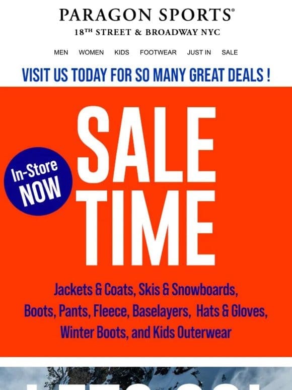 Layer Up with Great SALES! More In-Store!