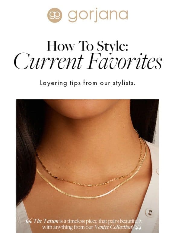 Layering tips from our stylists