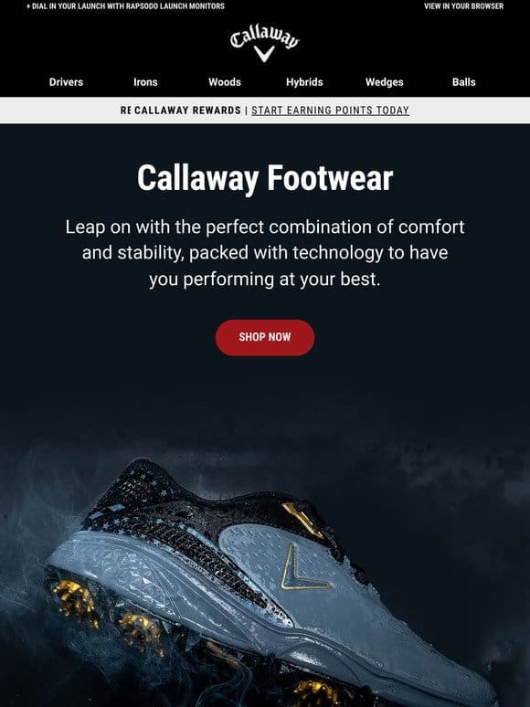 Leap Onto The Greens With Callaway Footwear!