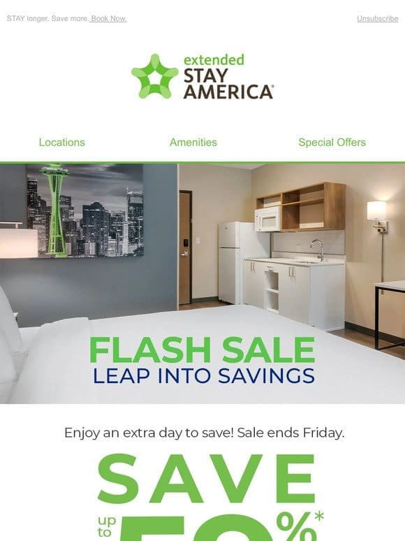 Leap Year FLASH SALE – Save up to 59%*!