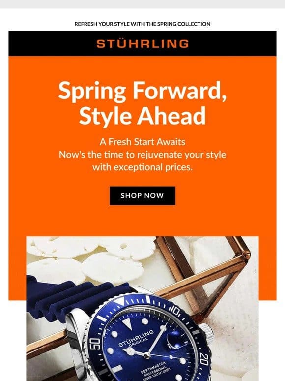 Leap into Spring with Our Watch Sale