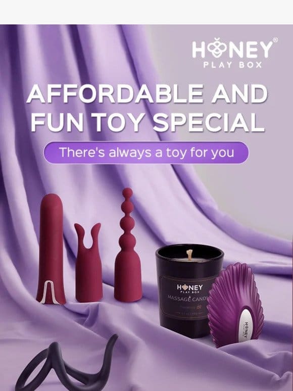 Let’s have an affordable and fun toy special