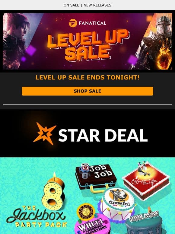 Level Up Sale ENDS TONIGHT!