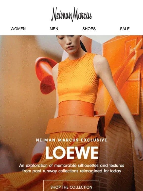 Loewe’s exclusive collection of iconic looks reimagined for today