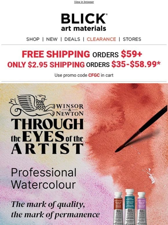 Loved by Artists: Winsor & Newton Professional Watercolour