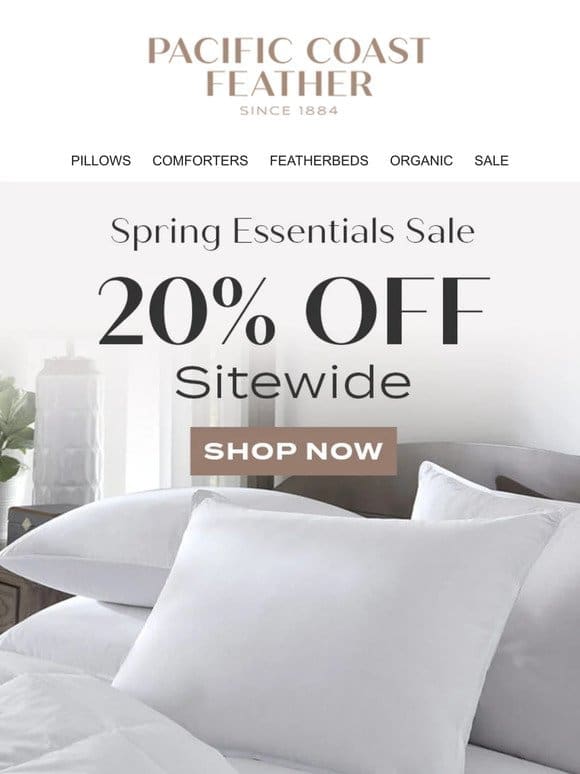 Luxury is in Bloom at the Spring Sitewide Sale