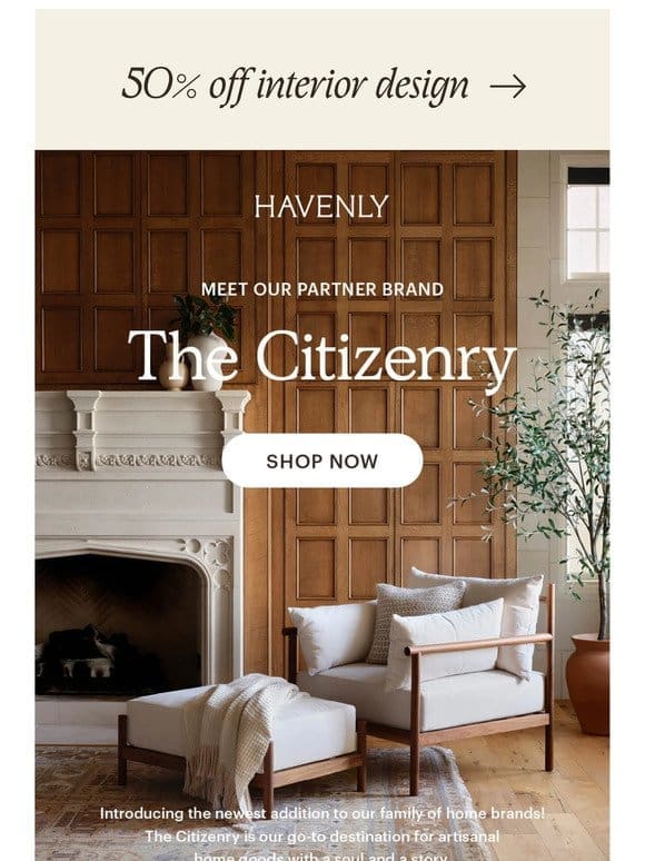 MEET OUR PARTNER BRAND: The Citizenry
