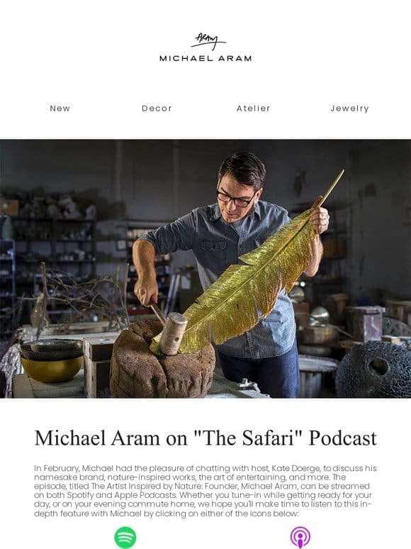 MIchael Aram on “The Safari” Podcast