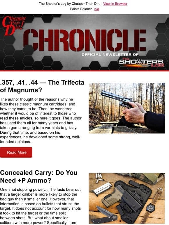 Magnums Trifecta， Need +P for Concealed Carry?， Truck Guns and Much More!