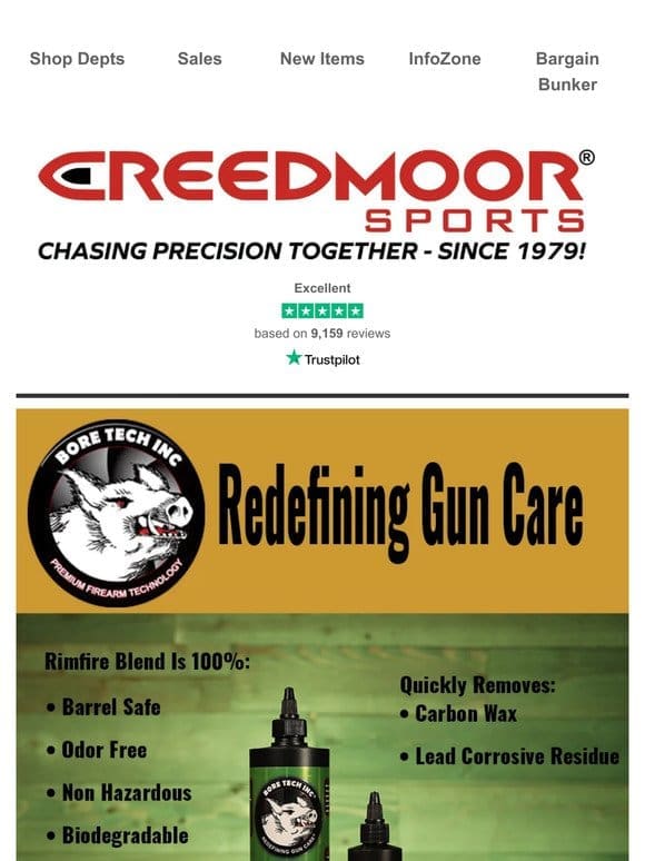 Maintain Your Firearms With Bore Tech Cleaning Supplies!