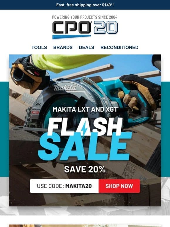 Makita Monday Flash Sale Now Live!