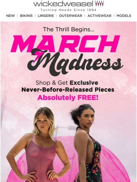 March Madness is ON!  Get Your FREE Gifts NOW